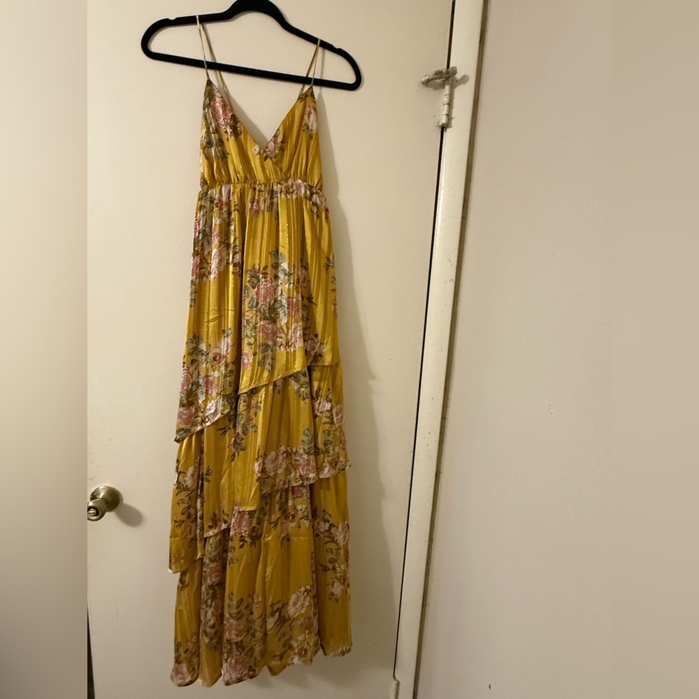 Forever 21 Sunflower Yellow Floral Dress
